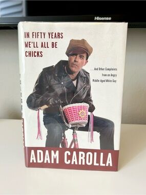SIGNED Adam Carolla Book | Memoir In Fifty Years